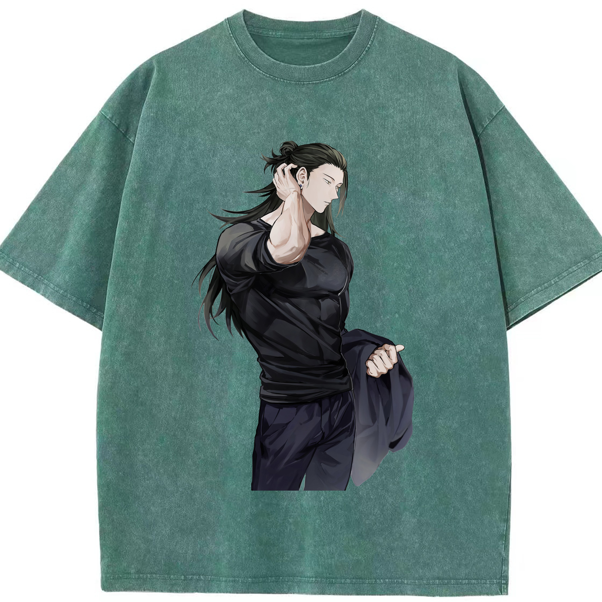 （画像用） 呪術廻戦 Jujutsu Kaisen 綿100% ヴィンテージ風 半袖Tシャツ（フロントプリント）